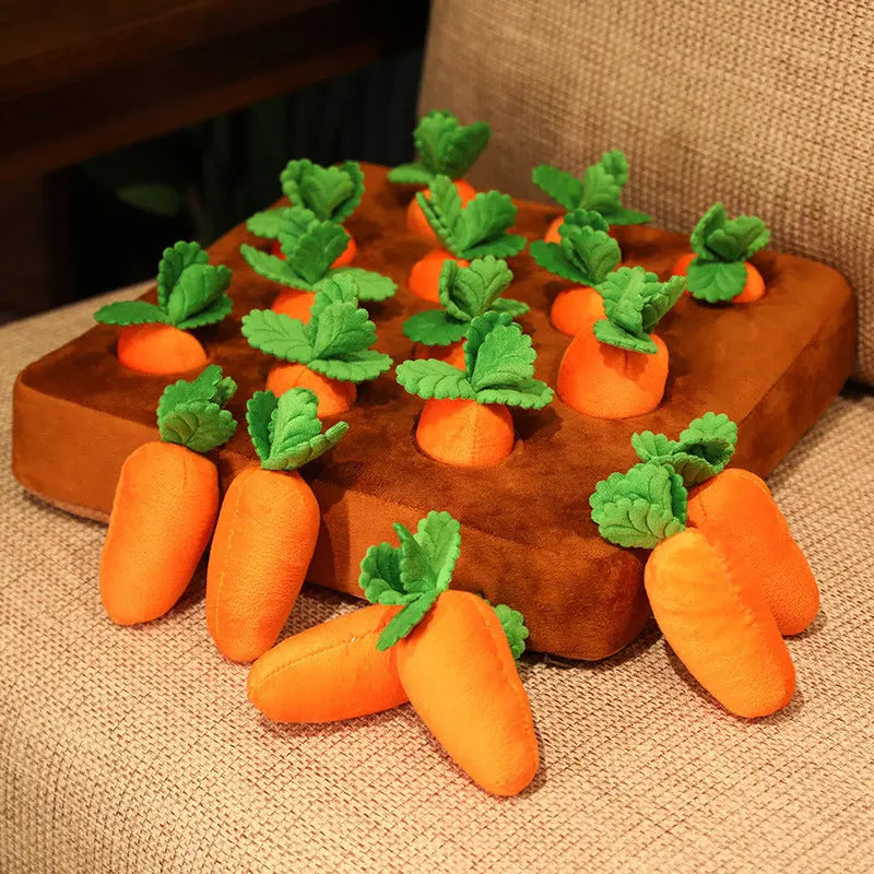 Carrot Garden Interactive Treat-Hiding Toy for Dogs
