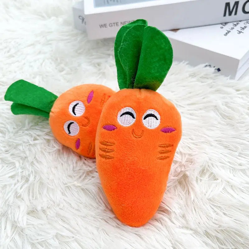 Plush Squeaky Dog Toy – Chicken Leg Chew Toy for Pets
