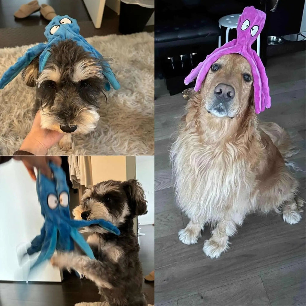 Squeaky Octopus Dog Toys